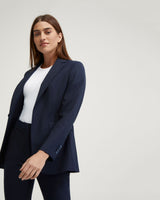Ebony Wool Stretch Suit Jacket