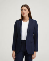 Ebony Wool Stretch Suit Jacket
