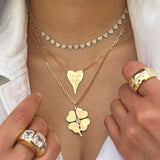 Diamond Clover Necklace