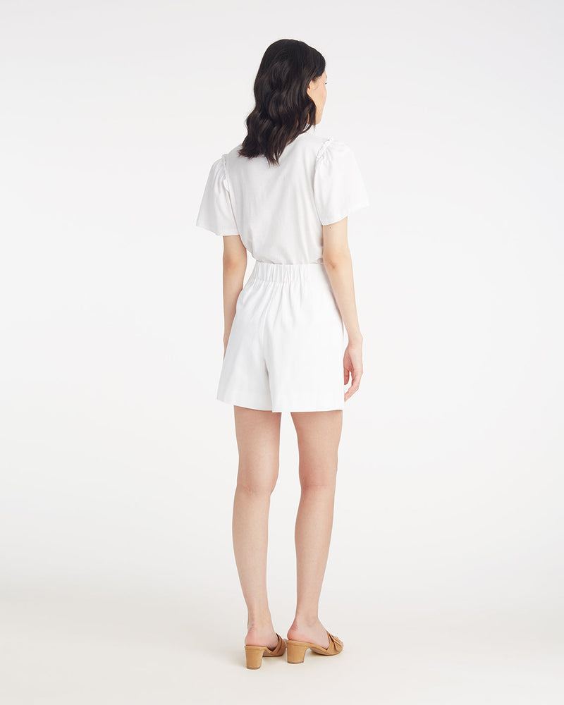 Tailored Shorts in Pique