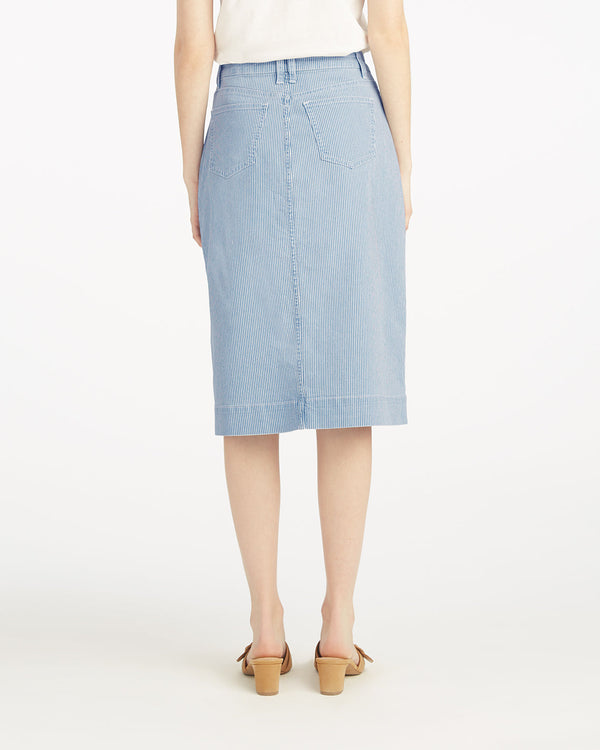 Patch Pocket Denim Skirt