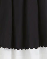 Midi Skirt in Black and White