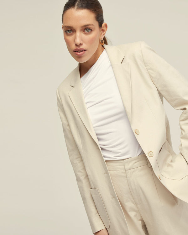 June 3 Button Linen Jacket