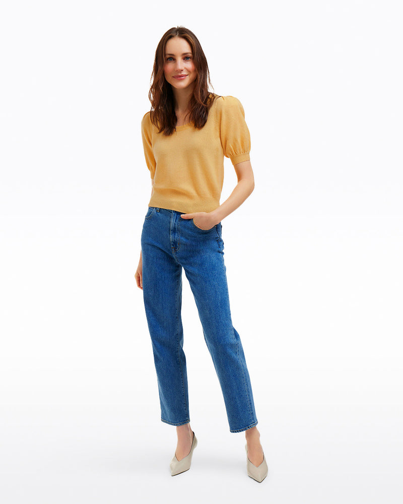 Short Sleeve Cashmere Sweater