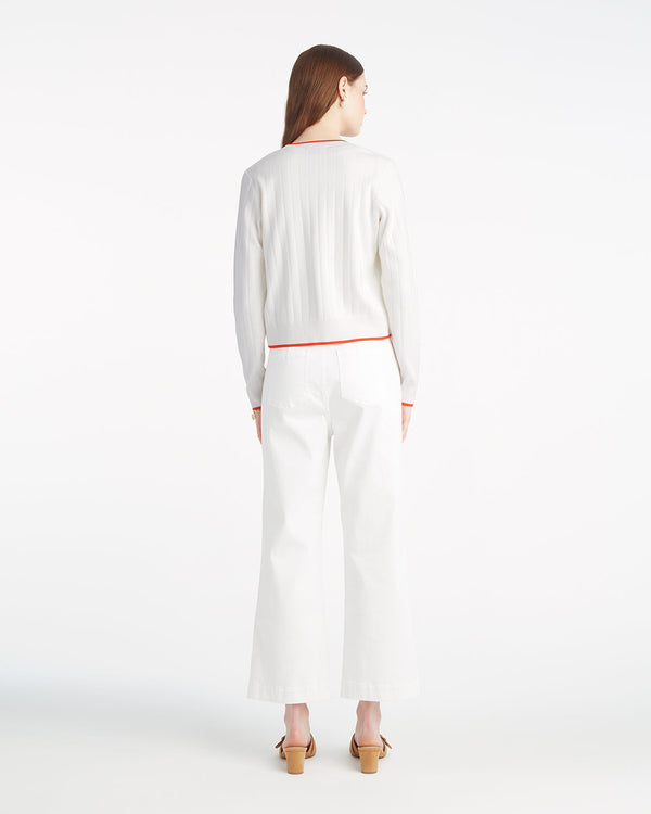 Piped Cardigan
