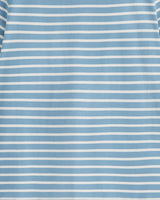 Corey Bell Sleeve Top in Blue Mariner Stripe