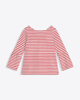 Corey Bell Sleeve Top in Red Mariner Stripe