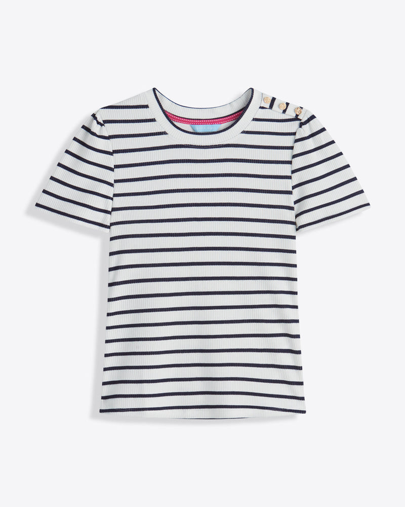 Stripe Crewneck Tee