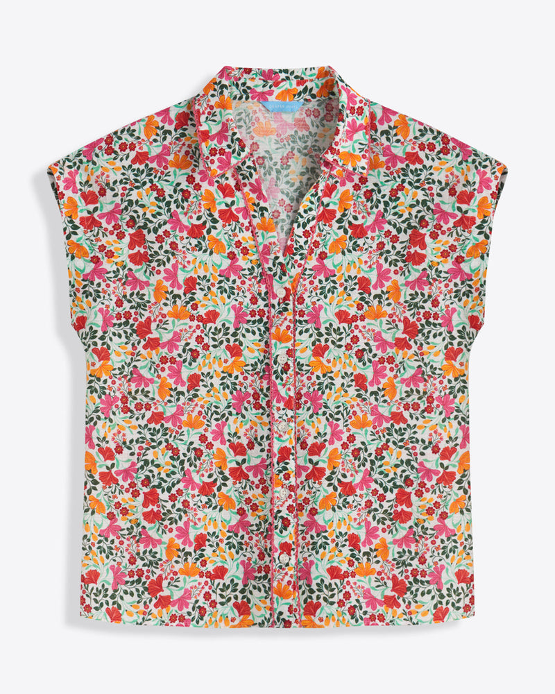 Sadie Top in Coneflowers