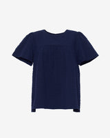 Flutter Sleeve Top in Seersucker