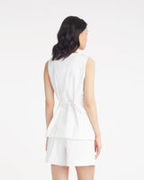 Tailored Top in Pique